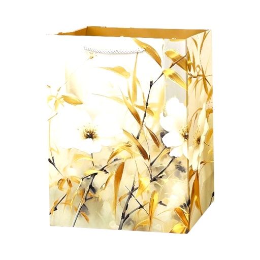 Golden Floral Large Gift Bag Vine