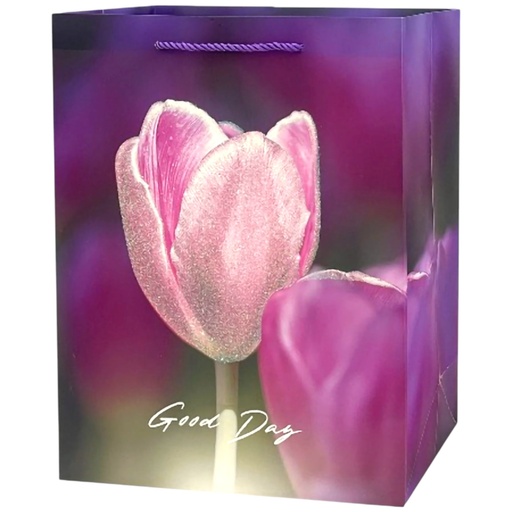 Spring Tulip Jumbo Gift Bag Purple
