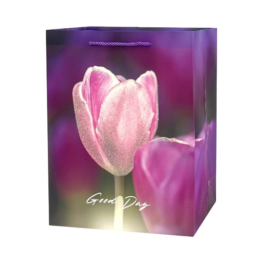 Spring Tulip Large Gift Bag Purple