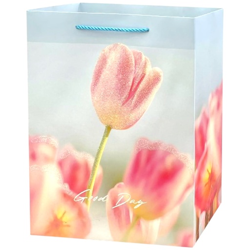 Spring Tulip Jumbo Gift Bag Light Pink
