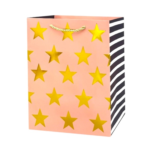 Stars Large Gift Bag Rose Gold