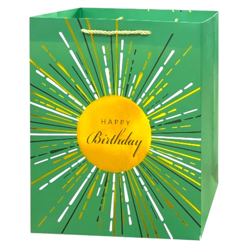 Starbrust HBD Jumbo Gift Bag Green 