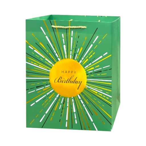 Starbrust HBD Large Gift Bag Green 