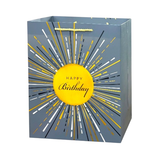 Starbrust HBD Large Gift Bag Silver