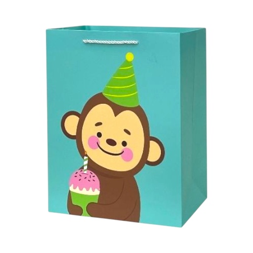 HBD Large Gift Bag Monkey