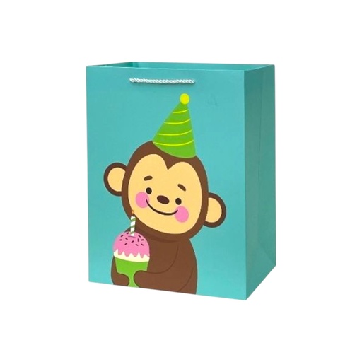 HBD Medium Gift Bag Monkey