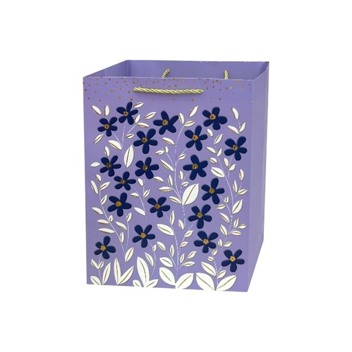 Daisies Medium Gift Bag Purple