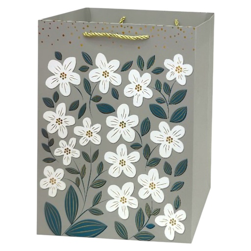 Daisyies Jumbo Gift Bag Silver