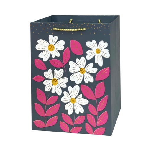 Daisyies Large Gift Bag Black