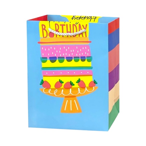 Birthday Cake Large Gift Bag Friut Cake
