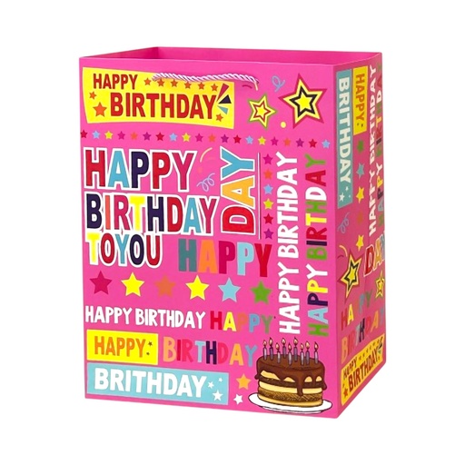 HBD to You Large Gift Bag – Cake Design