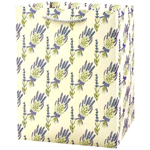 Lavender Jumbo Gift Bag Cream