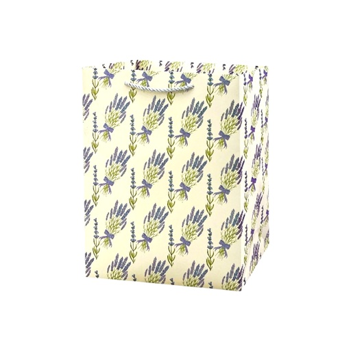 Lavender Medium Gift Bag Cream