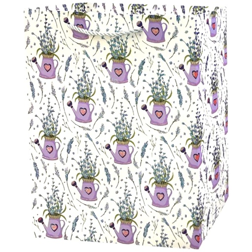 Lavender Jumbo Gift Bag White