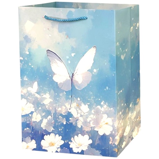 Butter Fly Jumbo Gift Bag Blue