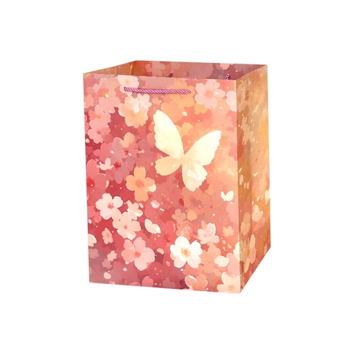 Butter Fly Medium Gift Bag R.Gold