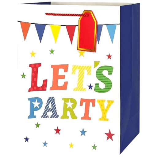 Rainbow Party Jumbo Gift Bag Let's Party