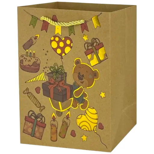 Teddy Fun Jumbo Gift Bag Gift Balloon