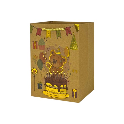 Teddy Fun Medium Gift Bag BDCAKE