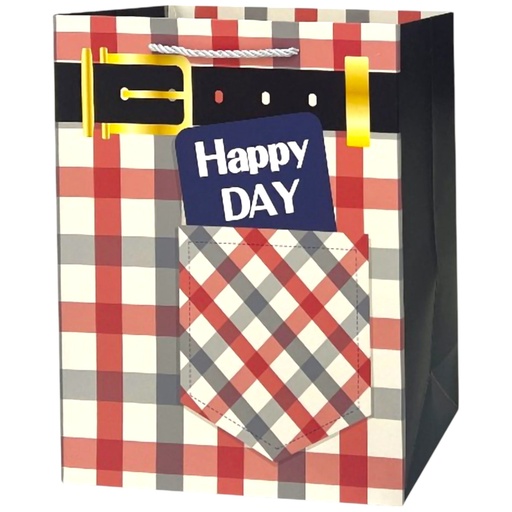 GENTS Jumbo Gift Bag Best Happy Day