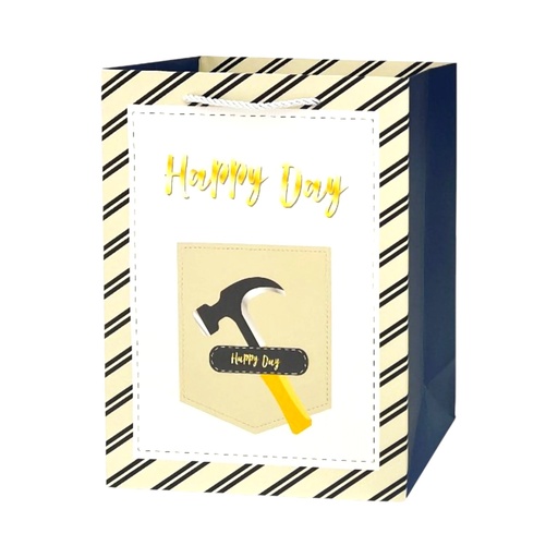 GENTS Large Gift Bag Best Happy