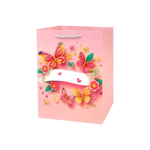 Heart Of Fun Medium Gift Bag butterfly