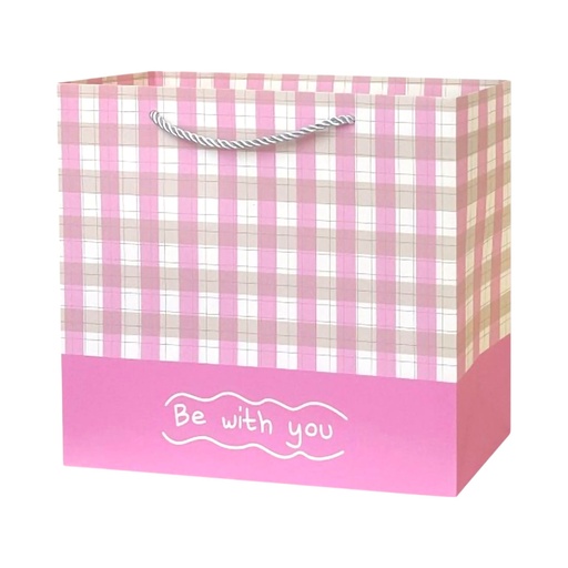 Be With  You Large Gift Bag Pink