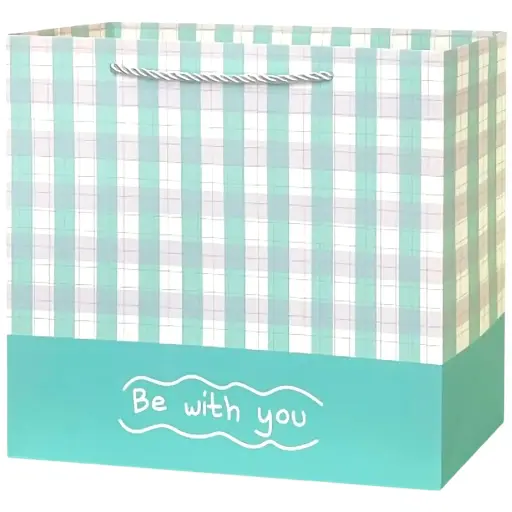 Be With  You Jumbo Gift Bag Blue