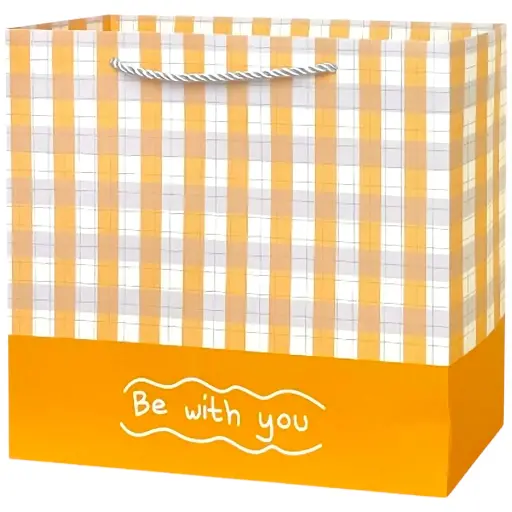 Be With  You Jumbo Gift Bag Orange