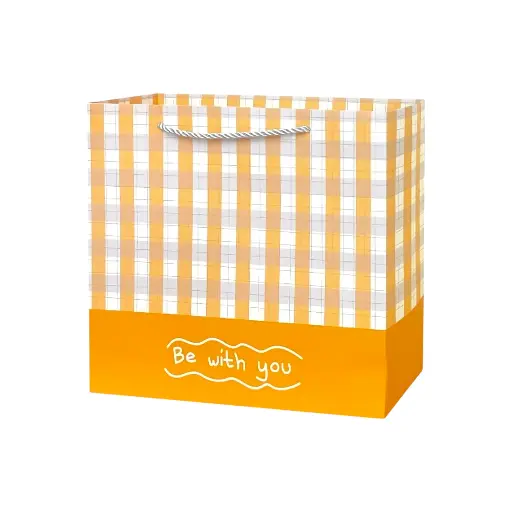 Be With  You Medium Gift Bag Orange