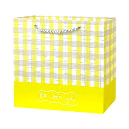 Be With  You Large Gift Bag Yellow