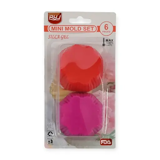 6pcs Silicon Muffin Cupse