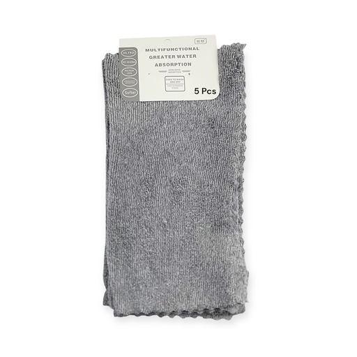 Microfibre Dish Rag 5pcs