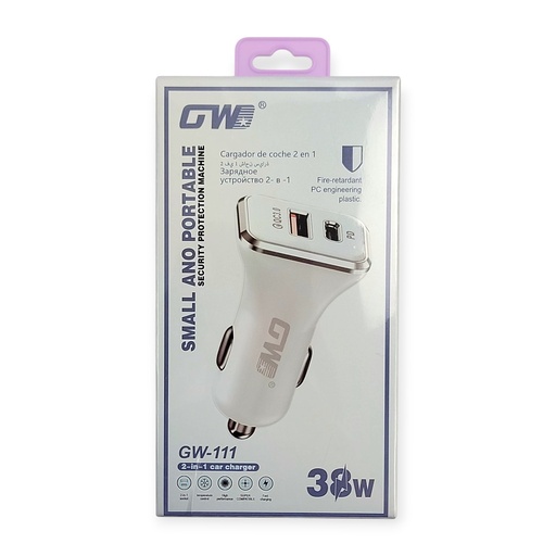 USB-C & USB Car Charger Adapter