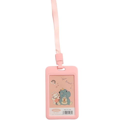 Durable ID Holder Pink