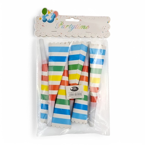 6Pcs Birthday Blowout Rainbow