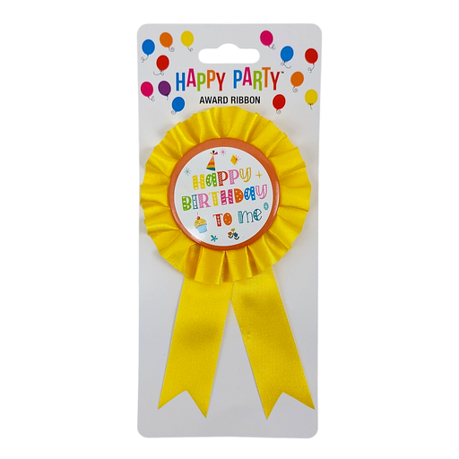Birthday Ribbon Yellow