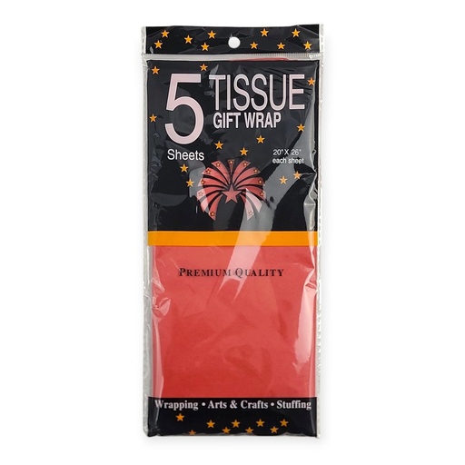 5pcs Gift Tissue Paper Red 