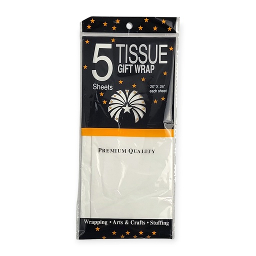 5 pcs Gift Tissue Paper White 