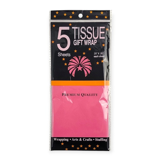 5pcs Gift Tissue Paper Pink