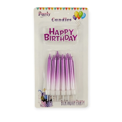 Birthday Candle with HBD Decor