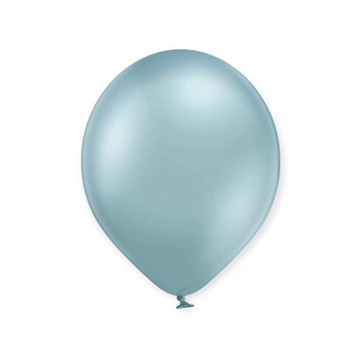 12in Chrome Latex Balloons 10 PCS Blue
