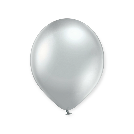 12in Chrome Latex Balloons 10 PCS Silver