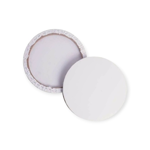 Stretch Artist Canvas: Round 27X20cm  Triple-Primed Back-Stapled