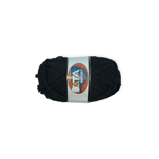 50g Acrylic Milk Cotton Yarn Black