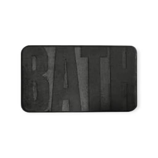 Comfort Bath Mat Black
