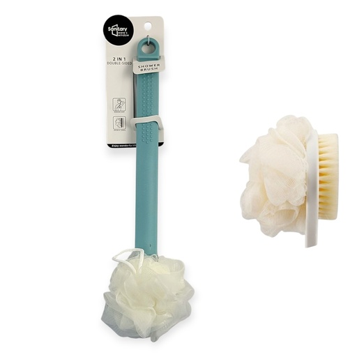 Two In One Body Scrubber Light Blue