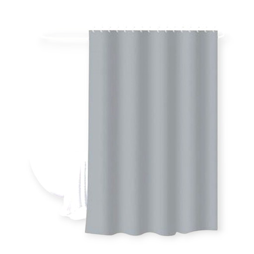 PEVA Shower Curtain, 70x72 in Grey
