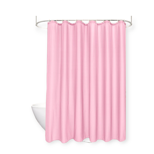 PEVA Shower Curtain ,70x72in Pink