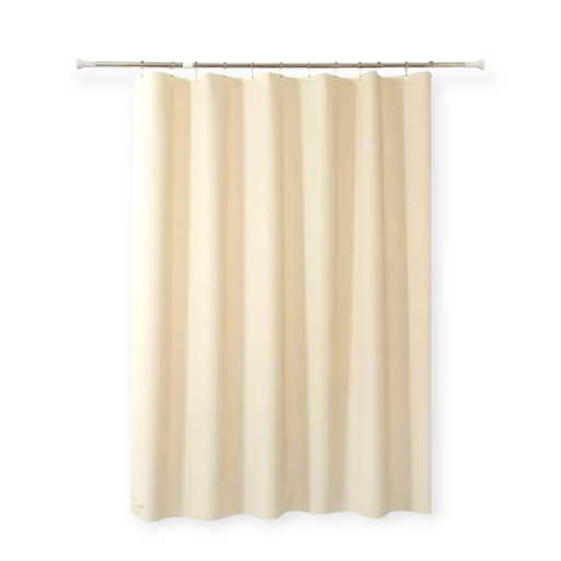 PEVA Shower Curtain, 70x72 in Cream
